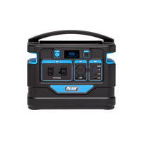 500-Watt Quiet Portable Power Station with Push Button Start Battery Generator for Outdoors, Home, and Solar Charging