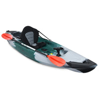 Single Sit-On-Top Fishing Kayak Single Kayak Boat W/Fishing Rod Holders & Paddle
