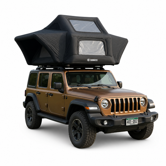Rooftop Tent Hard Shell, Roof Top Tent Hardshell for Truck Car Jeep SUV Van, Waterproof Rooftop Tent for Camping