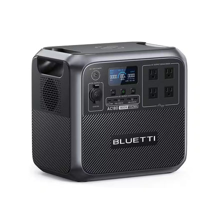 1800W Continuous/2700-Watt Peak Output Power Station AC180 Push Button Start Lifepo4 Battery Solar Generator for Outdoor