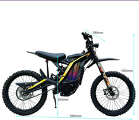 Electric Motorcycle Bike for Adults, Electric Dirt Bike 8000W(Peak) Mid-Mounted Motor 72V/30AH Removable Battery, Top Speed 50Mph/75Miles off Road Electric Mountain Bike, Dual LED Headlight