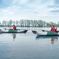 Single Sit-On-Top Fishing Kayak Single Kayak Boat W/Fishing Rod Holders & Paddle