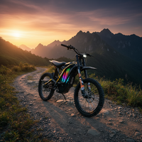 Electric Dirt Bike Built for Trail Adventures, 8000W Peak Motor, 75 Mile Range, Removable Battery